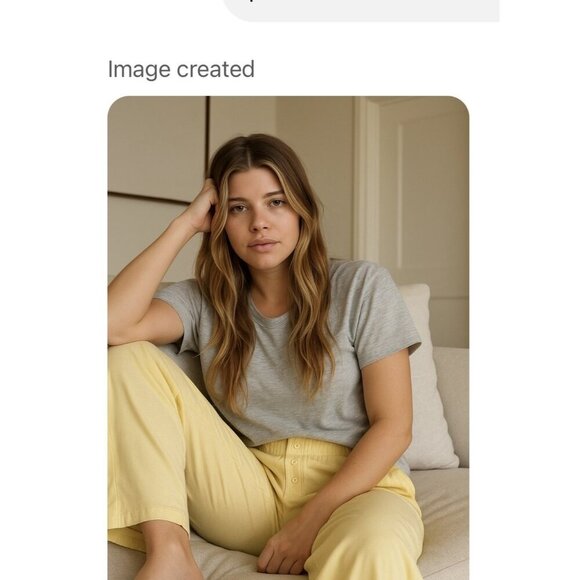 IVL Collective Boxer Pajama Pant Comfy Small Yellow Tencel Jersey Relaxed Fit - Picture 1 of 8